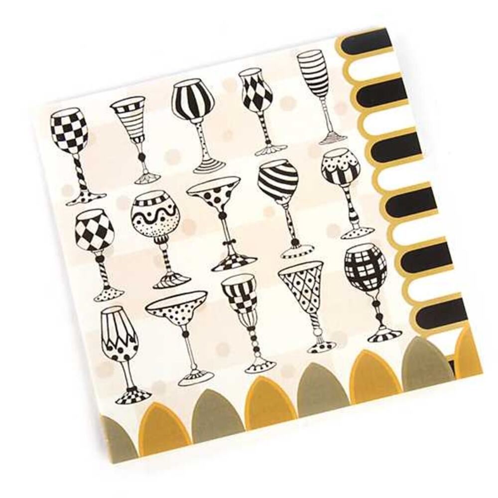 Brand New MACKENZIE CHILD'S Golden Hour Paper Napkins - Cocktail